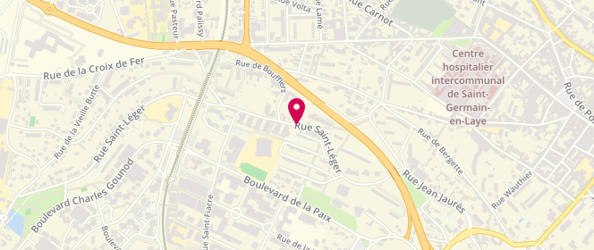 Plan de SOMOGYI-DEMERJIAN Nathalie, 3 Bis Rue Saint Léger, 78100 Saint-Germain-en-Laye