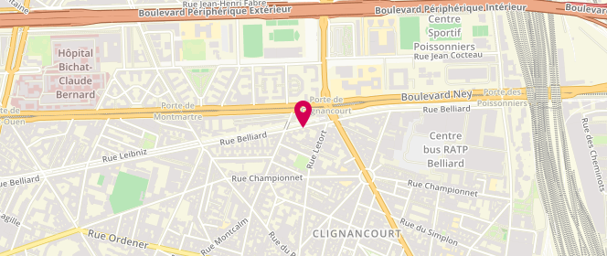 Plan de DEYRIS Laurent, 67 Rue Belliard, 75018 Paris