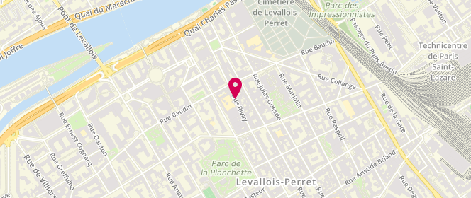 Plan de MARION Alexis, 88 Rue Rivay, 92300 Levallois-Perret