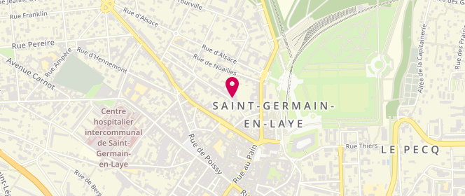 Plan de SOW DIONE ELISABETH, 8 Rue de Lorraine, 78100 Saint-Germain-en-Laye