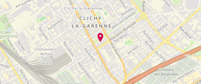 Plan de BENSAID Hugues, 10 Place Myr de l'Occupation Allemande, 92110 Clichy