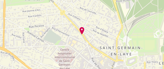 Plan de SAINT-MARC Thierry, 69 Avenue du Marechal Foch, 78100 Saint-Germain-en-Laye