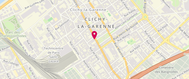 Plan de BILONGO-MANENE Rama, 63 Boulevard Jean Jaures, 92110 Clichy