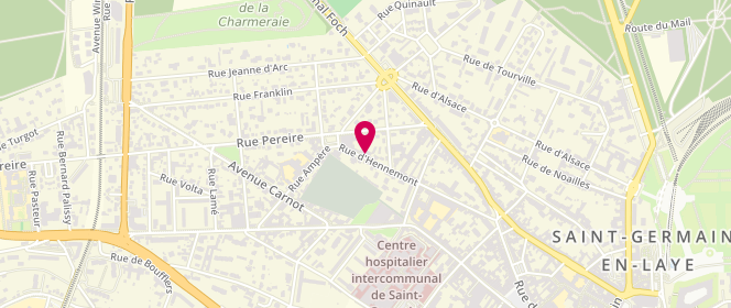 Plan de SARFATI Laurent, 32 Rue d'Hennemont, 78100 Saint-Germain-en-Laye
