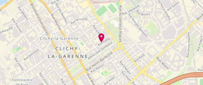 Plan de BERBACHE-SIDHOUM Saïda, 27 Rue Palloy, 92110 Clichy