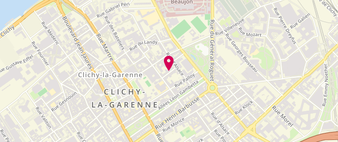 Plan de BLANC Timothée, 13 Rue du Pere Talvas, 92110 Clichy