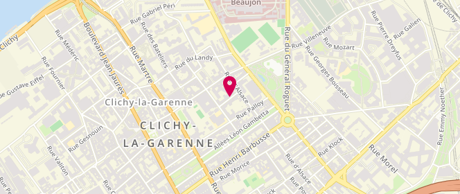 Plan de HAMMOUCHE Cherifa, 15 Rue du Pere Talvas, 92110 Clichy