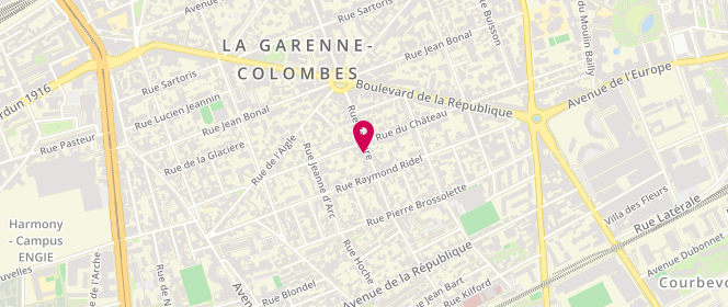 Plan de PETIT Anne, 40 Rue Voltaire, 92250 La Garenne-Colombes