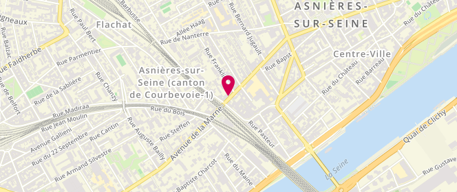 Plan de ACHACHE Pascale, 45 Avenue de la Marne, 92600 Asnières-sur-Seine