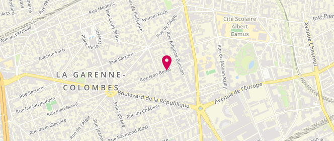 Plan de DJOUAB Ibrahim, 15 Rue Jean Bonal, 92250 La Garenne-Colombes