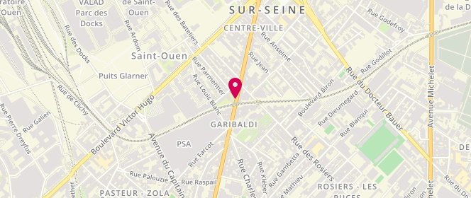 Plan de RAOULT Violette, 62 Avenue Gabriel Peri, 93582 Saint-Ouen-sur-Seine