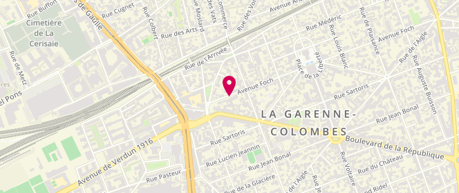 Plan de COLLETTE Sophie, 67 Avenue Foch, 92250 La Garenne-Colombes