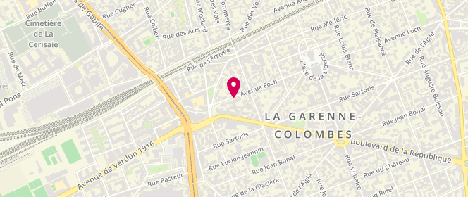 Plan de CHAURIN Patrice, 65 Avenue Foch, 92250 La Garenne-Colombes