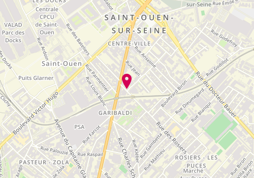 Plan de ELANDALOUSSI Becherki, 1 Rue Alexandre Bachelet, 93400 Saint-Ouen-sur-Seine