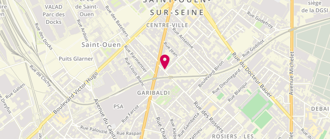 Plan de ELANDALOUSSI Becherki, 1 Rue Alexandre Bachelet, 93400 Saint-Ouen-sur-Seine