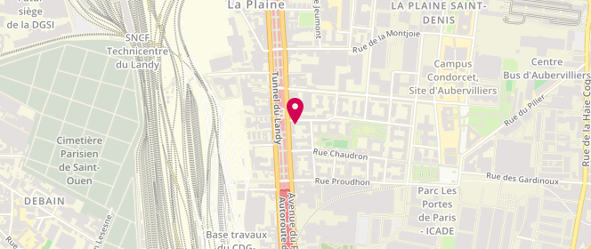Plan de Dang-Vu KINH-Quoc, 2 Rue Saint Just, 93200 Saint-Denis
