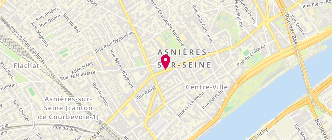Plan de MOSER Corinne, 101 Avenue de la Marne, 92600 Asnières-sur-Seine