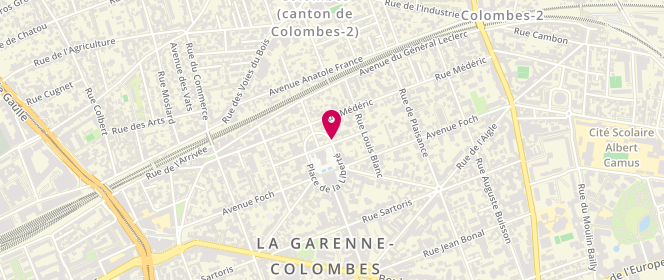 Plan de PINTA Xavier, 1 Rue Hérold, 92250 La Garenne-Colombes