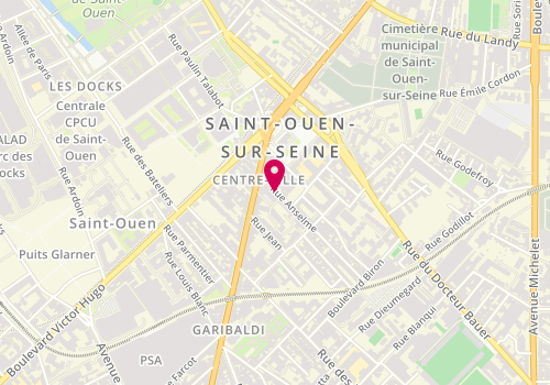 Plan de DAUVERGNE Maxime, 12 Rue Anselme, 93400 Saint-Ouen-sur-Seine