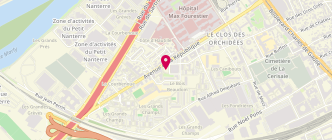 Plan de CHERNAI TAMINE Nabila, 19 Place des Muguets, 92000 Nanterre