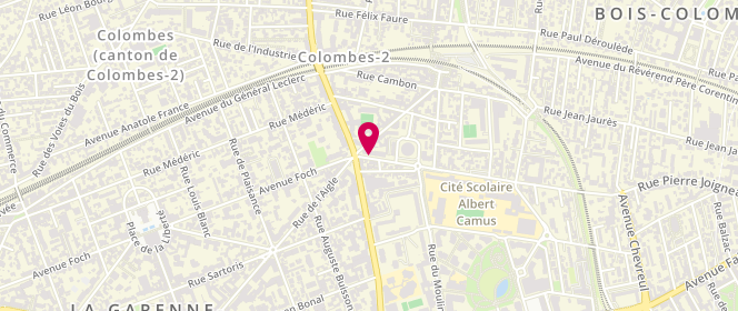 Plan de TOUCHON Elisabeth, 186 Rue Pierre Joigneaux, 92250 La Garenne-Colombes