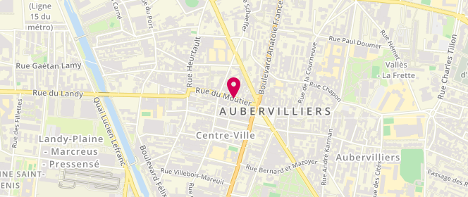 Plan de HARDY Mylène, 44 Rue du Moutier, 93300 Aubervilliers