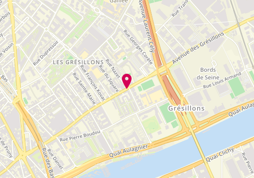 Plan de LETEISSIER Patrick, 92 Bis Avenue des Gresillons, 92600 Asnières-sur-Seine