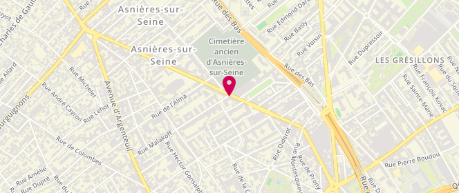 Plan de ZENOU Laurence, 105 Boulevard Voltaire, 92600 Asnières-sur-Seine