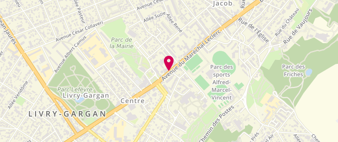 Plan de HADDAD Charles, 56 Avenue du Marechal Leclerc, 93190 Livry-Gargan