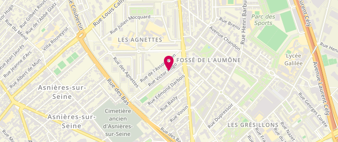 Plan de PIETTE Edouard, 11 Rue Victor Hugo, 92230 Gennevilliers