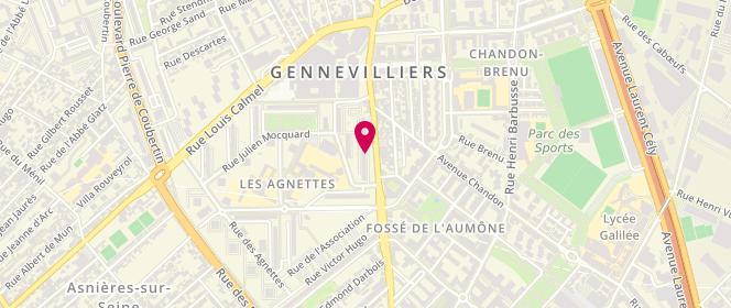 Plan de LENOIR-DEBRU Nadine, 155 Avenue Gabriel Péri, 92230 Gennevilliers