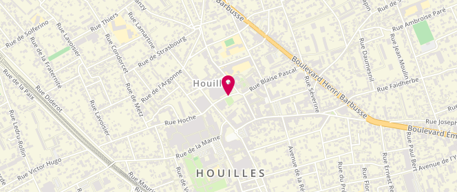 Plan de HUBERMAN Jean Pierre, 109 Rue Hoche, 78800 Houilles