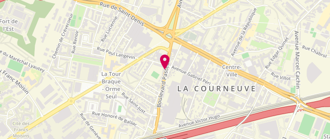 Plan de LAHMI David, 107 Boulevard Pasteur, 93120 La Courneuve