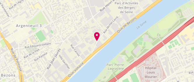 Plan de GAHBICHE Ilyès, 213 Rue Michel Carre, 95870 Bezons