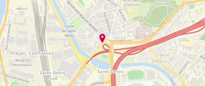 Plan de BENNAI Damya, 10 Boulevard Anatole France, 93200 Saint-Denis