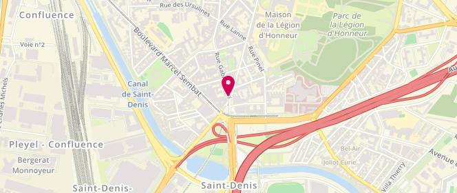 Plan de CHAOUAT David, 3 Rue Gabriel Péri, 93200 Saint-Denis