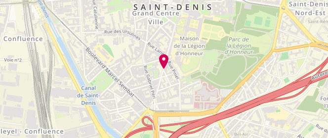 Plan de HA TINH Thu, 35 Rue de la Legion, 93200 Saint-Denis