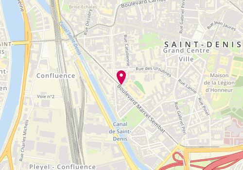 Plan de SULTAN Samy, 64 Boulevard Marcel Sembat, 93200 Saint-Denis