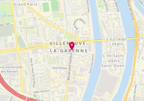 Plan de KHALFOUN Lounès, 210 Boulevard Gallieni, 92390 Villeneuve-la-Garenne