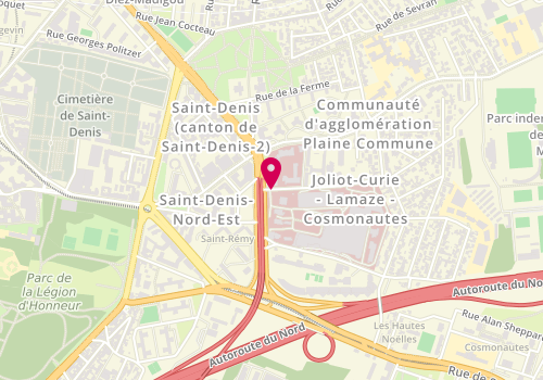 Plan de ZAIDAT Samïa, 2 Rue du Dr Delafontaine, 93205 Saint-Denis