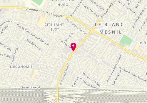 Plan de BOUKHTOUCHE Saïd, 7 Avenue Henri Barbusse, 93150 Le Blanc-Mesnil