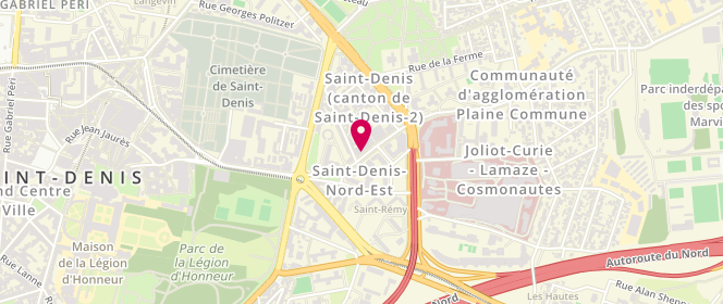 Plan de KRON Philippe, 79 Rue de Strasbourg, 93200 Saint-Denis