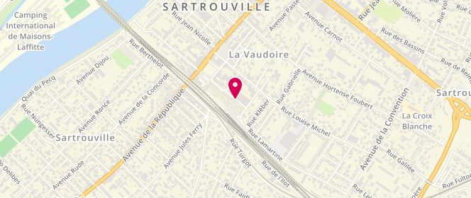 Plan de PASTIER Alain, 27 Rue Lamartine, 78500 Sartrouville