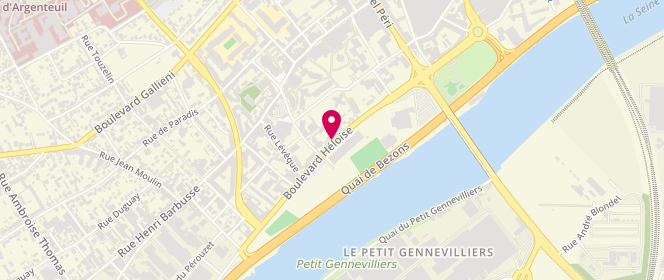 Plan de RAVENEAU Patrice, 68 Boulevard Héloise, 95100 Argenteuil