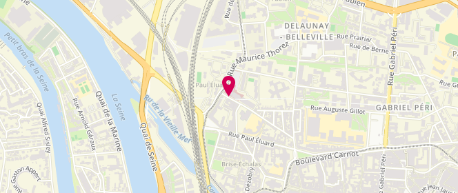 Plan de LEPILLIER Antoine, 36 Rue des Moulins Gémeaux, 93200 Saint-Denis