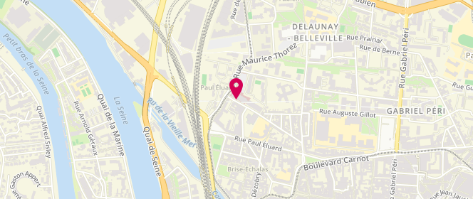 Plan de ROUSSEAU Juliette, 32 Rue des Moulins Gémeaux, 93200 Saint-Denis