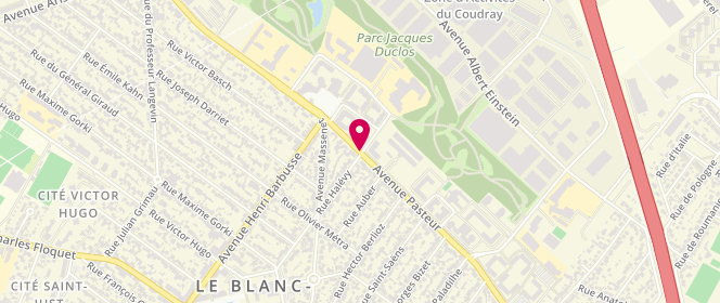 Plan de DJEBALI Marc, 182 Avenue Pasteur, 93150 Le Blanc-Mesnil