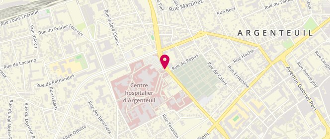 Plan de HETTAL Youcef, 69 Rue du Lt Colonel Prud Hon, 95107 Argenteuil
