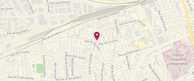 Plan de DIAS Philippe, 12 Rue de Douaumont, 95100 Argenteuil
