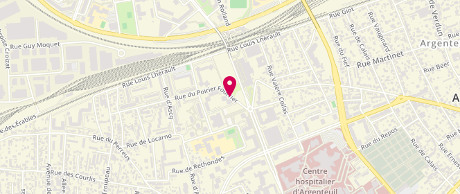 Plan de AZGHAY Mohammed, 5 Rue du Poirier Fourrier, 95100 Argenteuil
